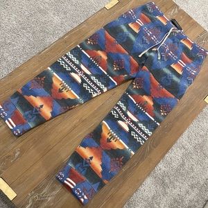 Polo Ralph Lauren Aztec Southwestern Fleece Sweatpants XL